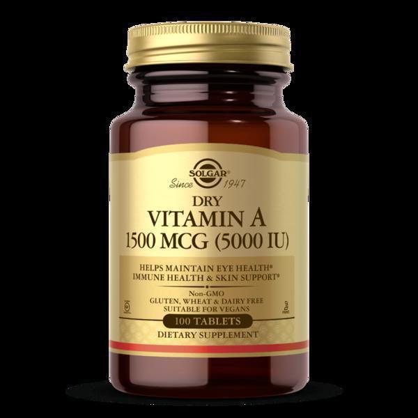 SOLGAR VITAMIN A tbl 100